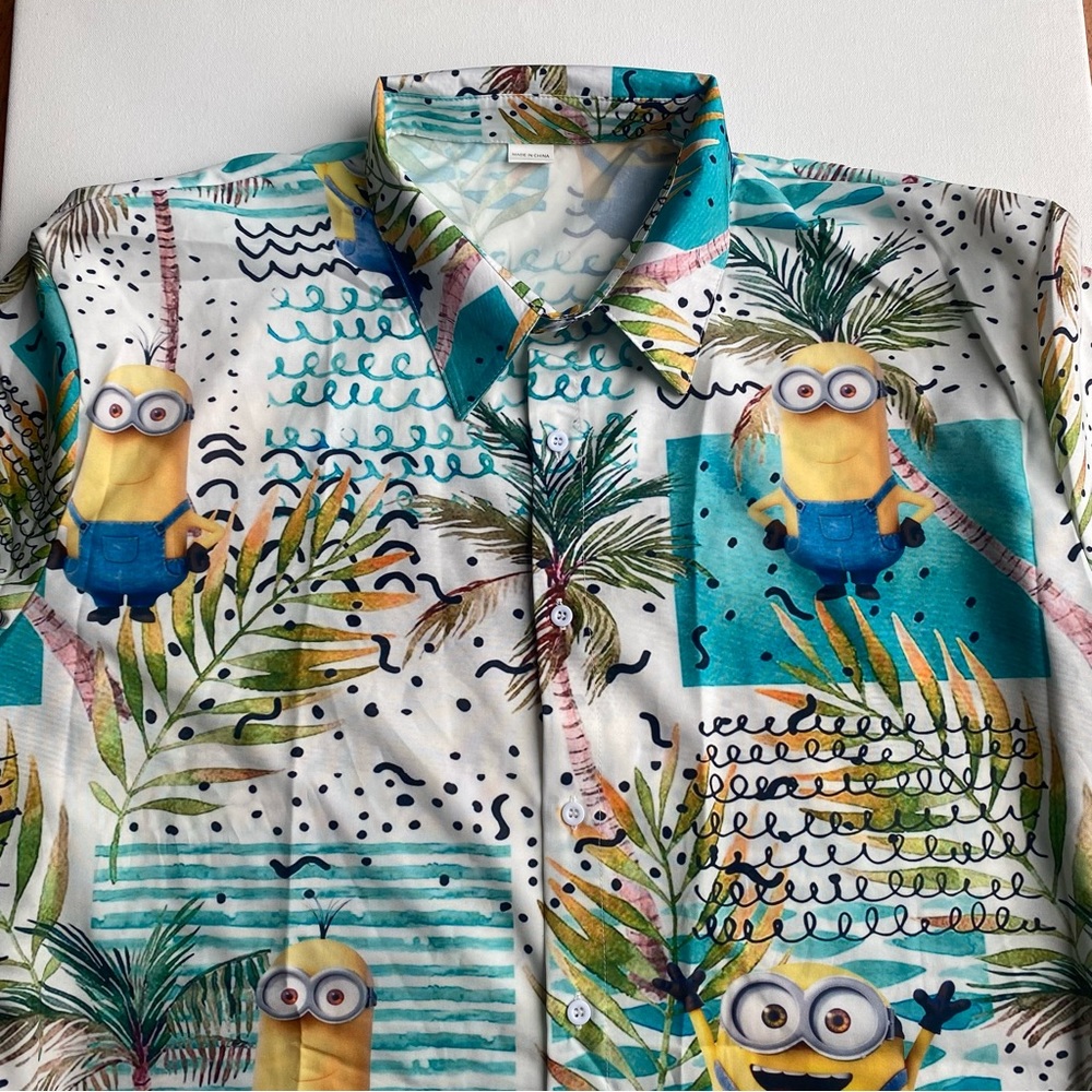 Minions button down shirt